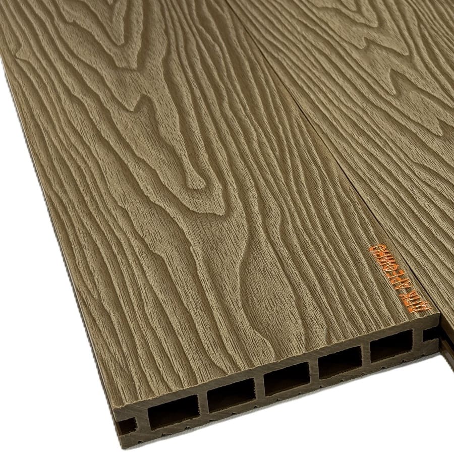 Террасная доска АРФ КВАДРО, 145х24 мм. ОРЕХ - Фото