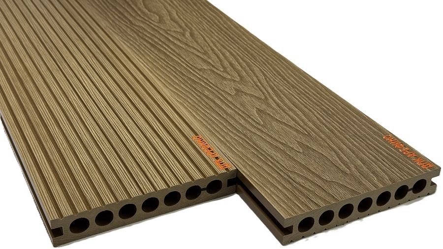 Террасная доска АРФ РИНГ, 145х24 мм. ОРЕХ - Фото