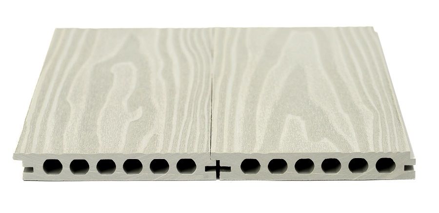 Террасная доска БЕСШОВНАЯ, 142х22 мм, ЖЕМЧУЖНЫЙ - Фото