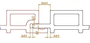 СТЕНОВАЯ ПАНЕЛЬ ВОЛЛ СТРАЙПС, 3000х217х26 мм, КАШТАН - Фото