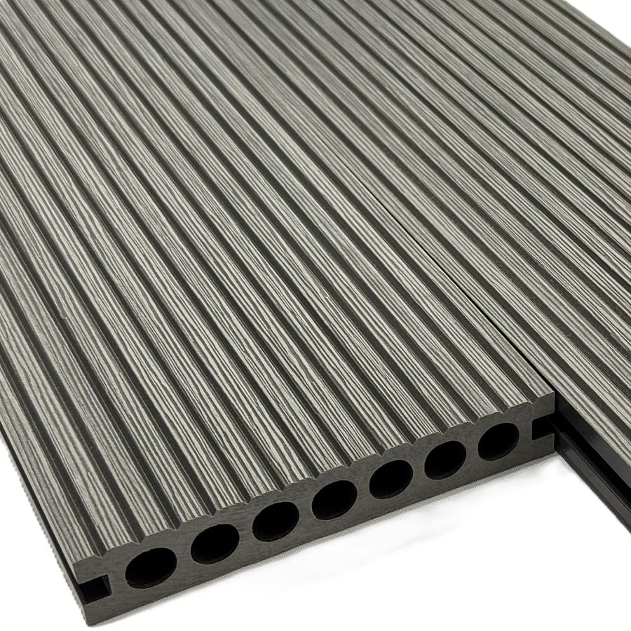 Террасная доска АРФ РИНГ, 145х24 мм. СЕРЫЙ - Фото