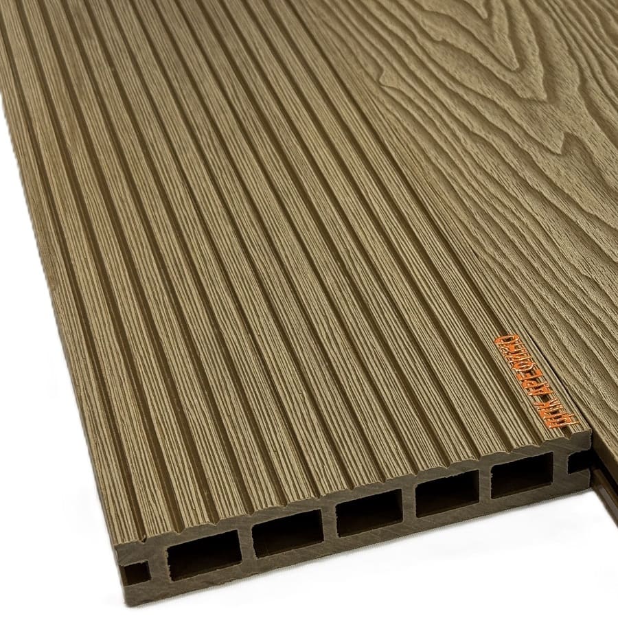 Террасная доска АРФ КВАДРО, 145х24 мм. ОРЕХ - Фото