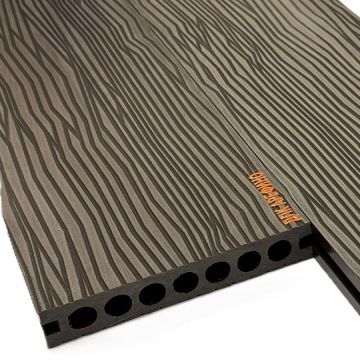 Террасная доска АРФ РИНГ СТРОНГ, 145х24 мм. ВЕНГЕ - Фото