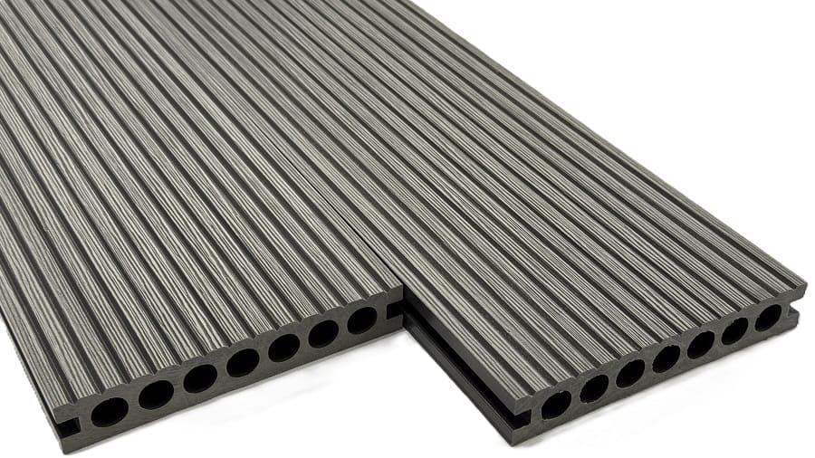 Террасная доска АРФ РИНГ, 145х24 мм. СЕРЫЙ - Фото