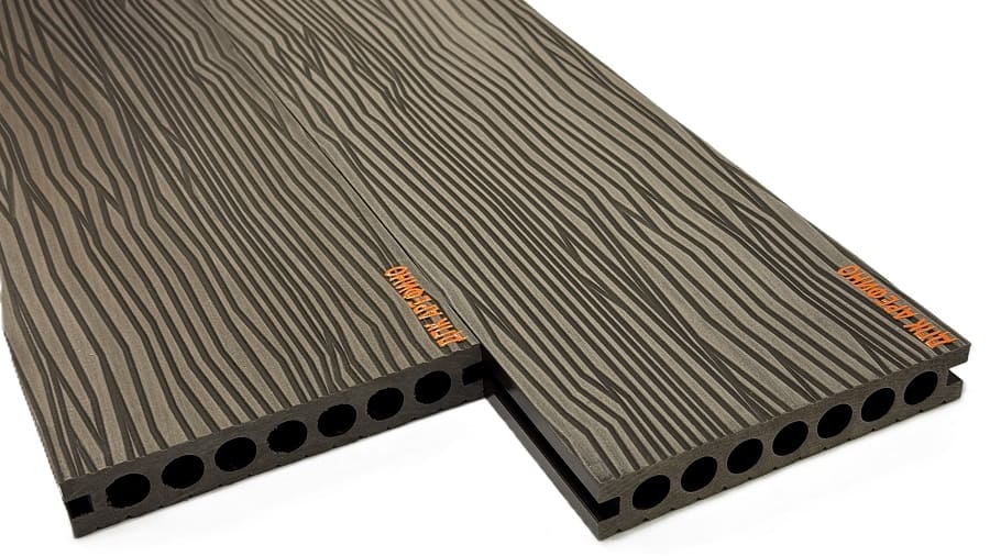 Террасная доска АРФ РИНГ СТРОНГ, 145х24 мм. ВЕНГЕ - Фото