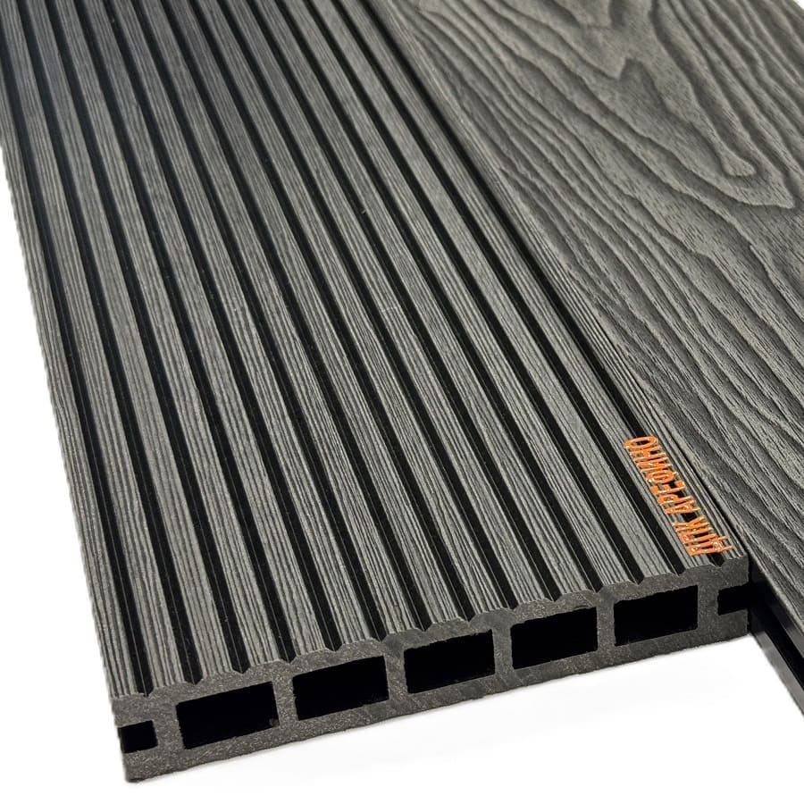 Террасная доска АРФ КВАДРО, 145х24 мм. ГРАФИТ - Фото