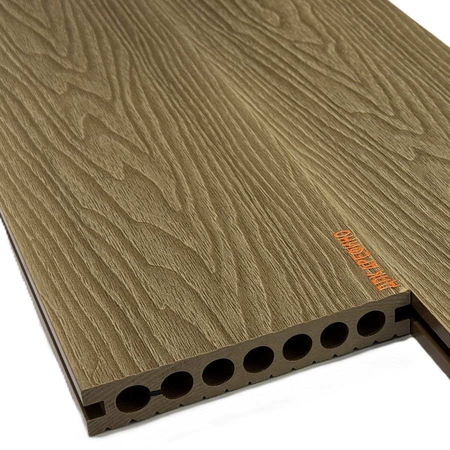 Террасная доска АРФ РИНГ, 145х24 мм. ОРЕХ - Фото