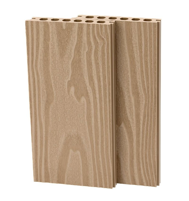 Террасная доска БЕСШОВНАЯ, 142х22 мм, БЕЖЕВЫЙ - Фото