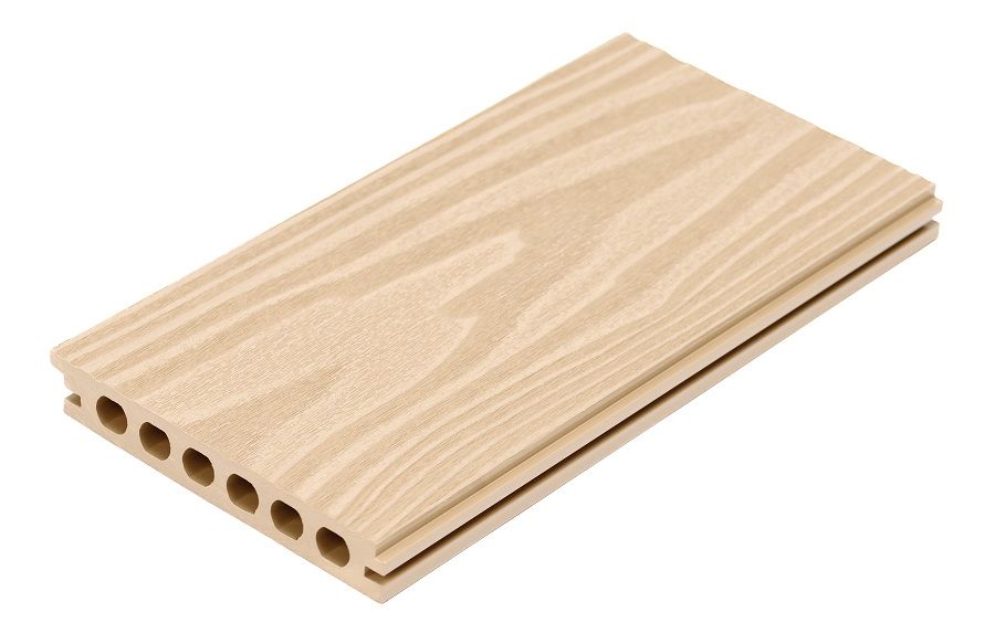 Террасная доска БЕСШОВНАЯ, 142х22 мм, БЕЖЕВЫЙ - Фото