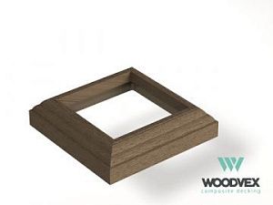 Юбка столба ограждения Woodvex Select, КОФЕ - Фото