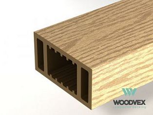 Перила ограждения нижние Woodvex Select 100х50х3000 мм, ВУД - Фото