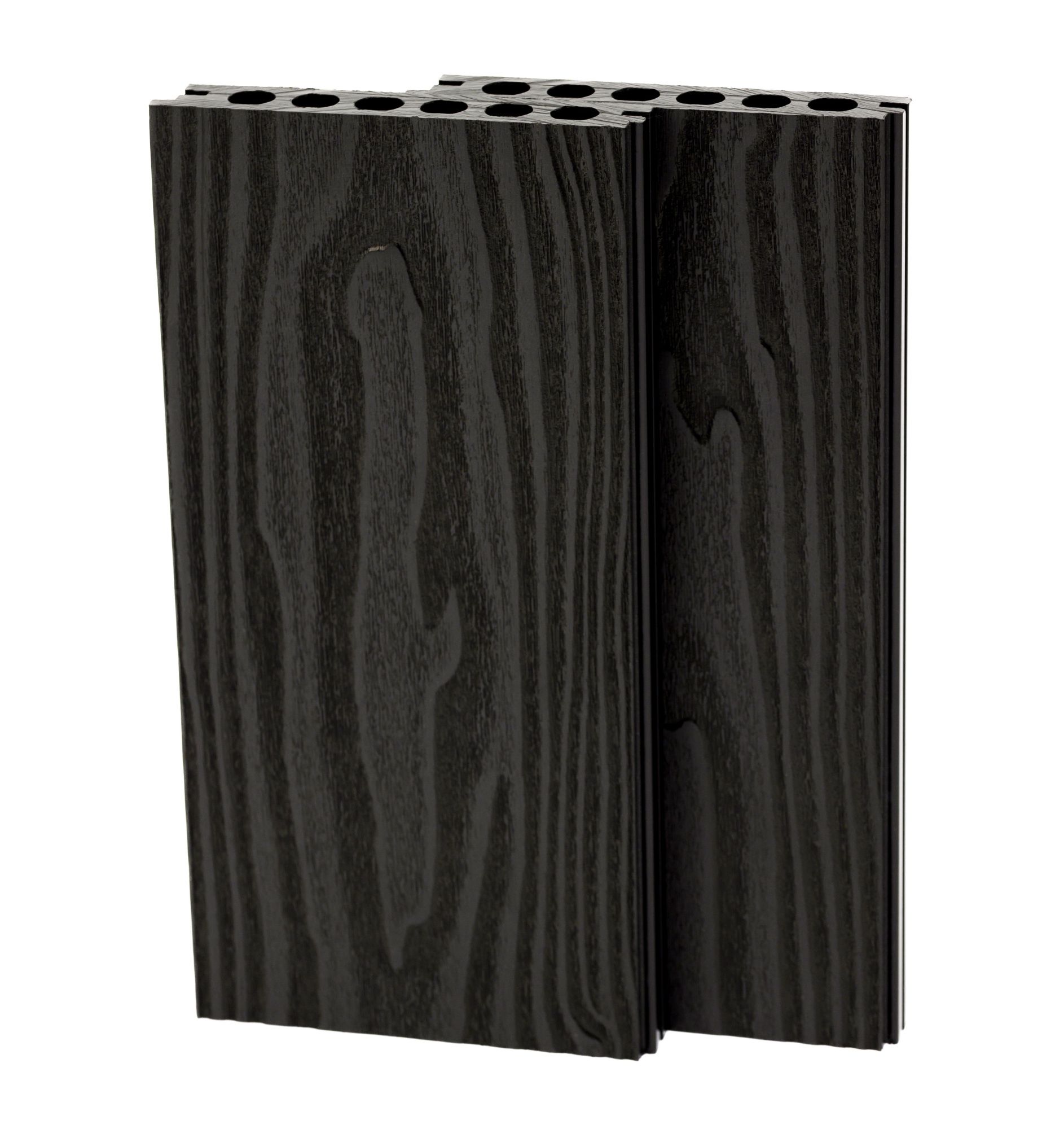 Террасная доска БЕСШОВНАЯ, 142х22 мм, АНТРАЦИТ - Фото