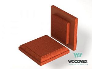Крышка столба ограждения Woodvex Select, ТЕРРАКОТА - Фото